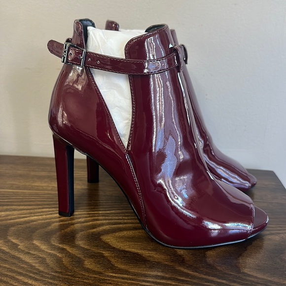 michael kors lawson open toe bootie